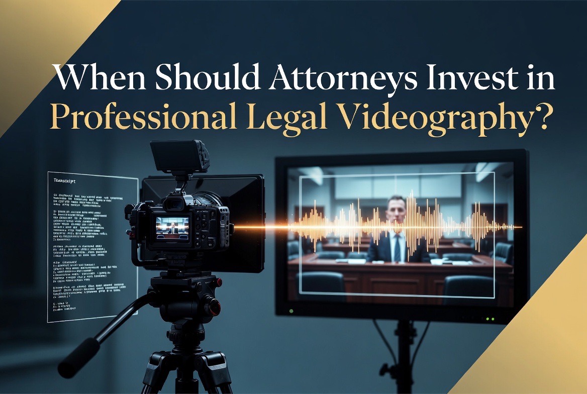 Do You Need Professional Legal Videography for Every Deposition?