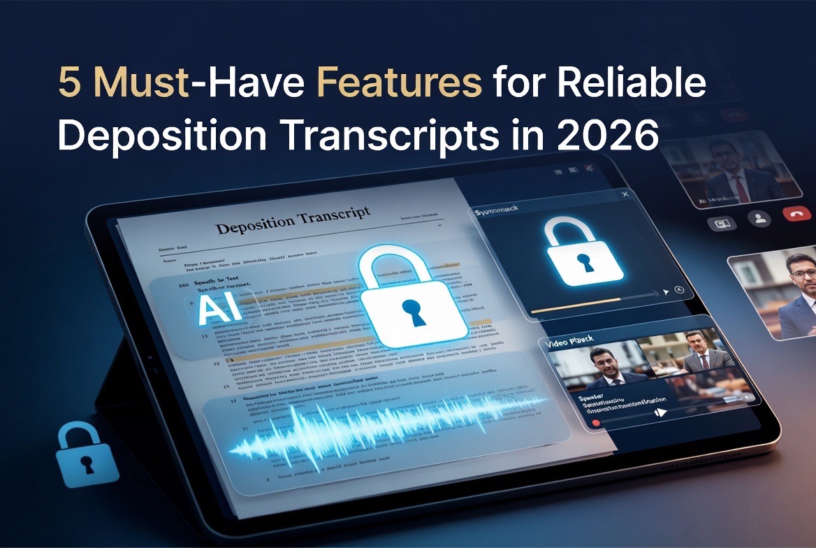 5 Must-Have Features of a High-Quality Deposition Transcript in 2026