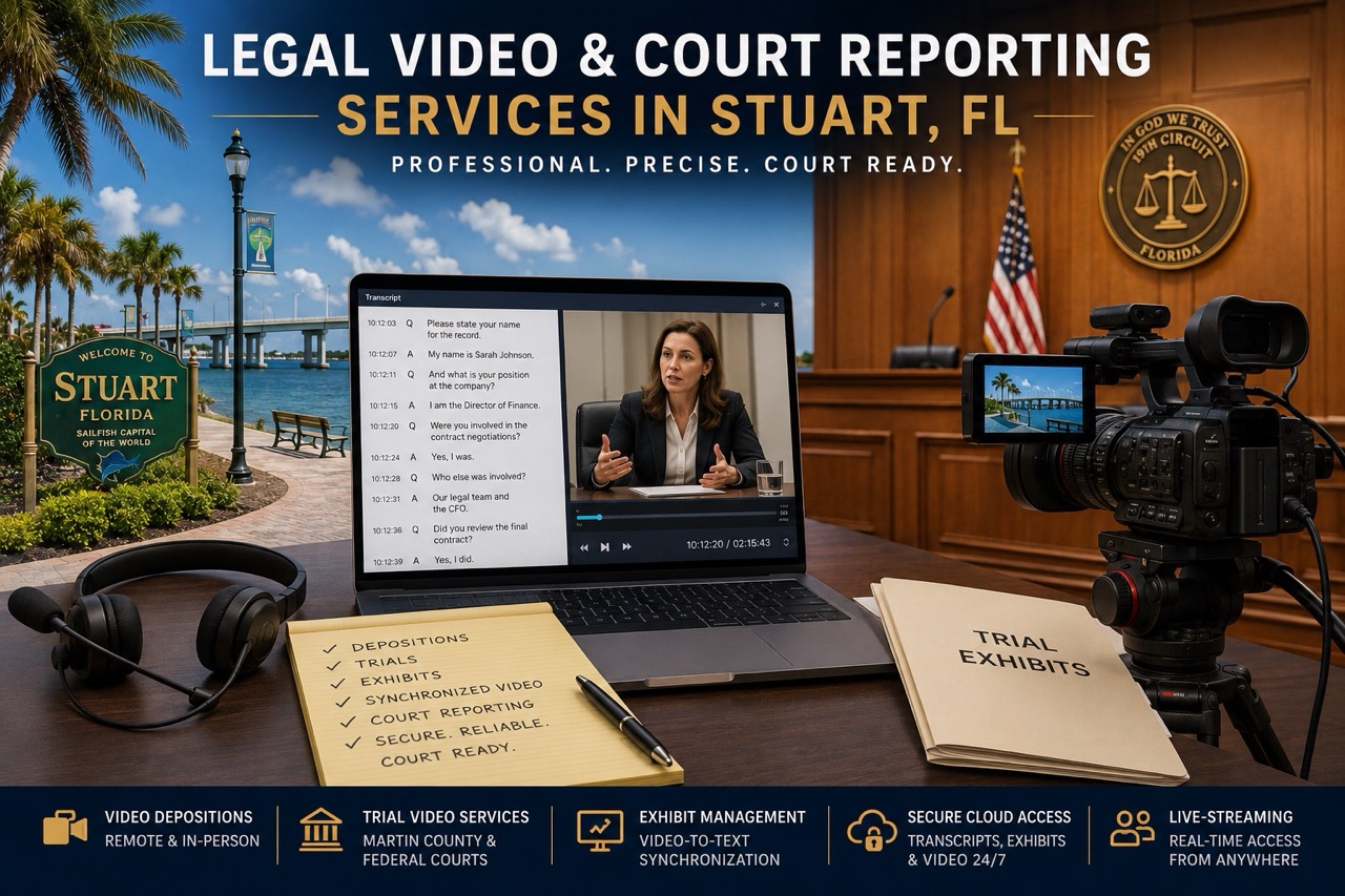 Legal Video Services in Stuart, FL | CourtScribes