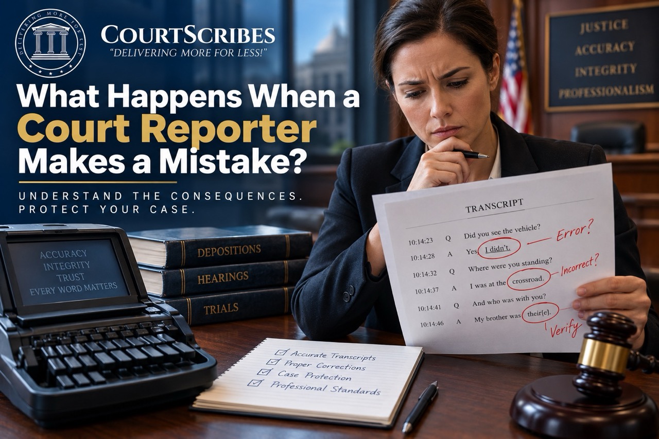 What Happens When a Court Reporter Makes a Mistake?